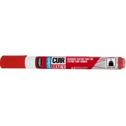 Pebeo Cuir Leather lærfargemarker – Rød