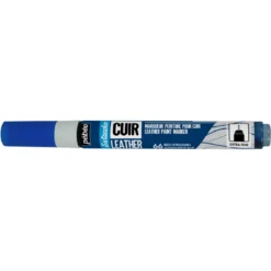 Pebeo Cuir Leather lærfargemarker – Blå