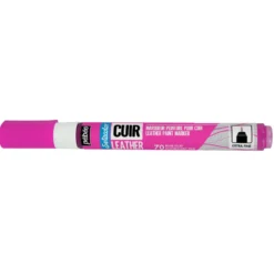 Pebeo Cuir Leather lærfargemarker – Fluorescerende rosa