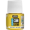 Pebeo Cuir Leather 45 ml lærfarge, farger også PU-lær – gul, matt satengfinish