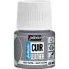 Pebeo Cuir Leather 45 ml lærfarge, farger også PU-lær – grå, matt satengfinish