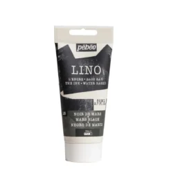 Pebeo Lino Ink 80 ml, vannbasert linoleumsfarge – Mars Black