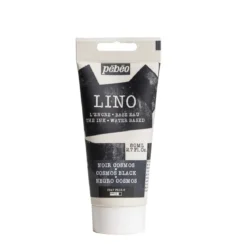 Pebeo Lino Ink 80 ml, vannbasert linoleumsfarge – Cosmos Black