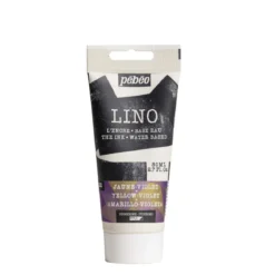 Pebeo Lino Ink 80 ml, vannbasert linoleumsfarge – Duochrome Yellow & Purple