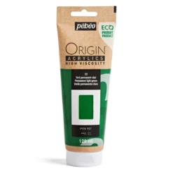 Pebeo Origin Acrylics akrylmaling 120 ml Permanent light green 23