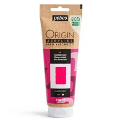 Pebeo Origin Acrylics akrylmaling 120 ml Fluorescent pink 47