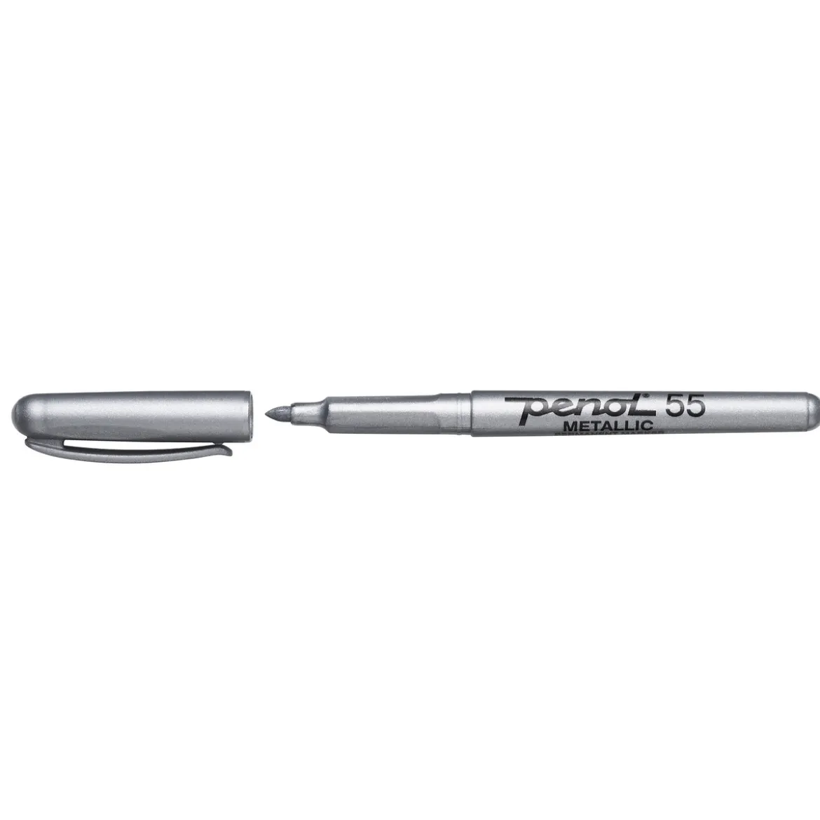 Penol 55 Fineliner penn Sølv