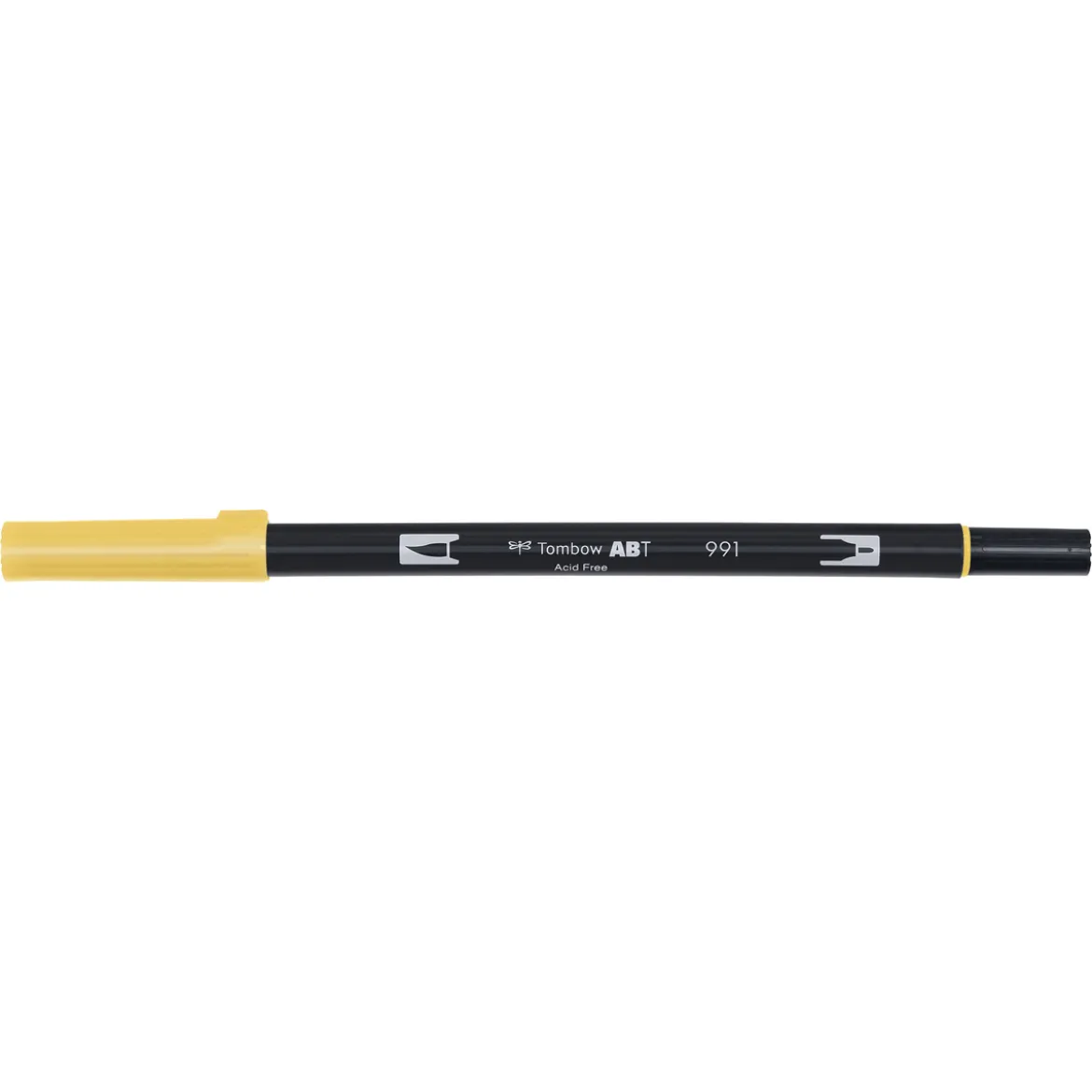 Penselpenn Tombow ABT Dual Brush Pen Light Ochre 991