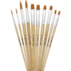 Penselsett Basic rund/flat 10