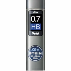 Pentel blyantstifter refill – 0,7 mm HB. Inneholder 40 stifter.
