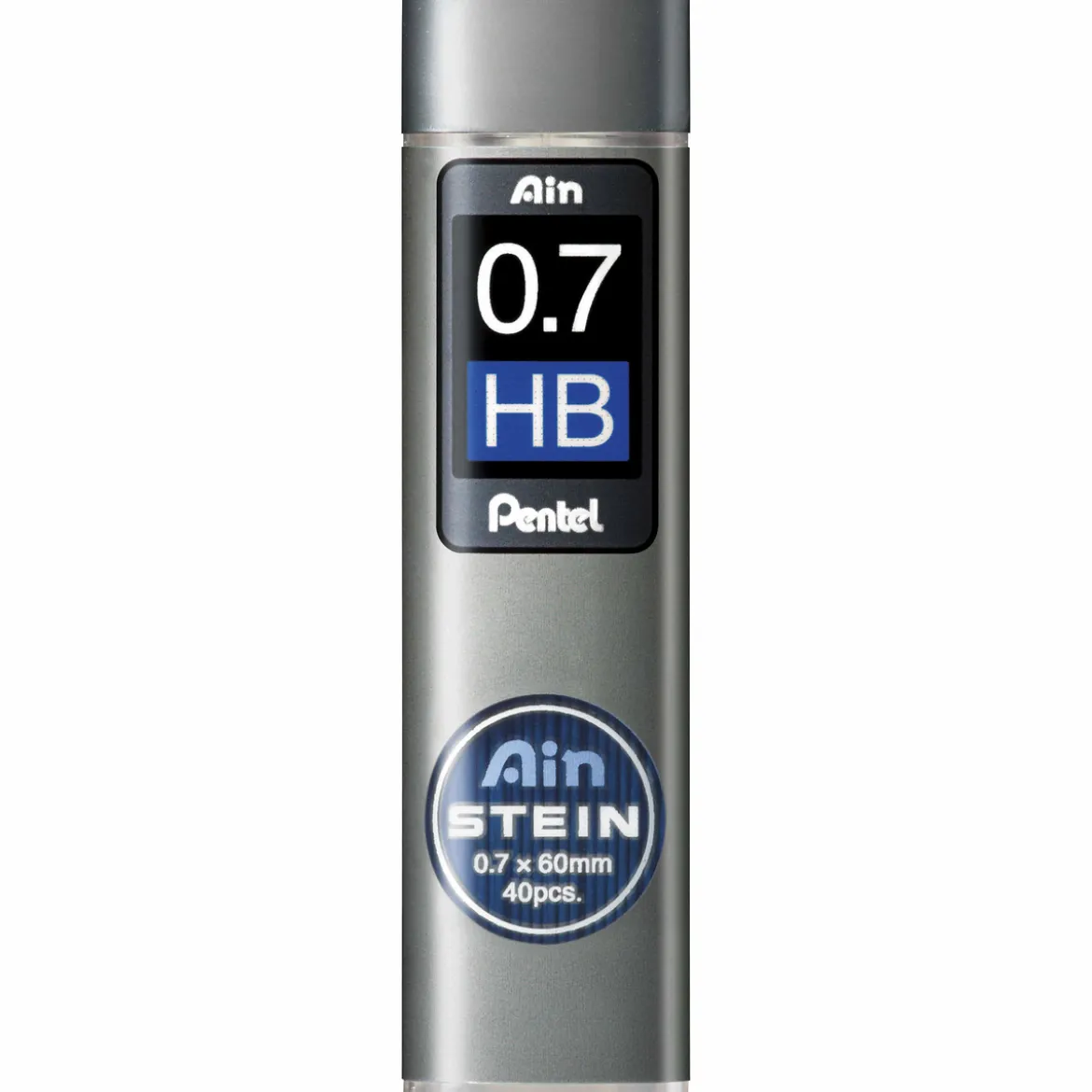 Pentel blyantstifter refill – 0,7 mm HB. Inneholder 40 stifter.