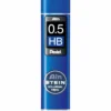 Pentel blyantstifter refill – 0,5 mm HB. Inneholder 40 stifter.