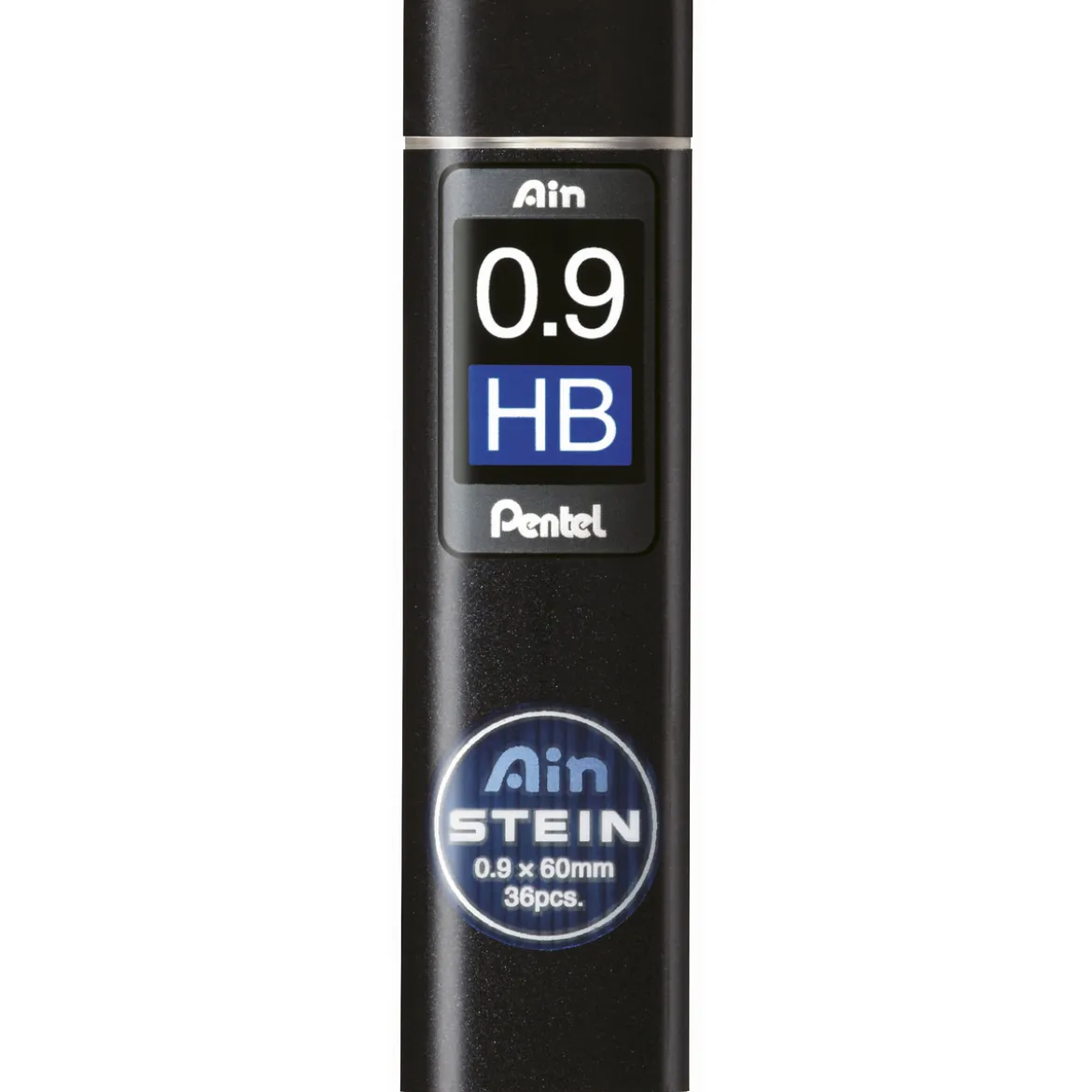 Pentel blyantstifter refill – 0,9 mm HB. Inneholder 36 stifter.