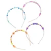 Perle 4 flotte hårbånd fylt med festlige perler!