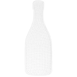 Perleplate Midi flaske, 8,5×23,5 cm – til våre rørperler med diameter 5 mm