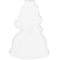 Perleplate Midi stor prinsesse, 10,5×15,5 cm – til våre rørperler med diameter 5 mm
