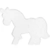 Perleplate Midi unicorn enhjørning, 18,5×14 cm – til våre rørperler med diameter 5 mm