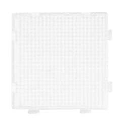 Perleplate Mini lite kvadrat, 7,5×7,5 cm – til våre Mini-rørperler med diameter 2,5 mm
