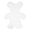 Perleplate XL bamse, 15,5×19,3 cm – til våre XL-rørperler med diameter 9 mm