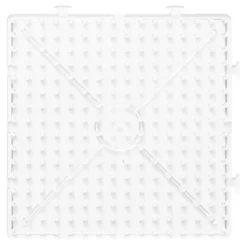 Perleplate XL firkant, 16×16 cm – til våre XL-rørperler med diameter 9 mm