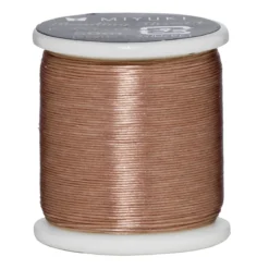Perletråd Miyuki 50 meter – blush – 0,2 mm i diameter, fremstilt i 100 % nylon