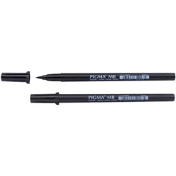 Pigma Brush Pen Sort Medium