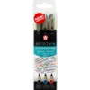 Pigma Micron PN 3pk So/Blå/Rød