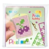 Pikselhobby Minikit kirsebær – med nøkkelring 30×40 mm og 3×144 piksler