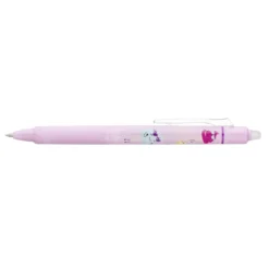 Pilot Frixion Clicker Pool Party 0,7 mm – rosa pennekropp med svart blekk