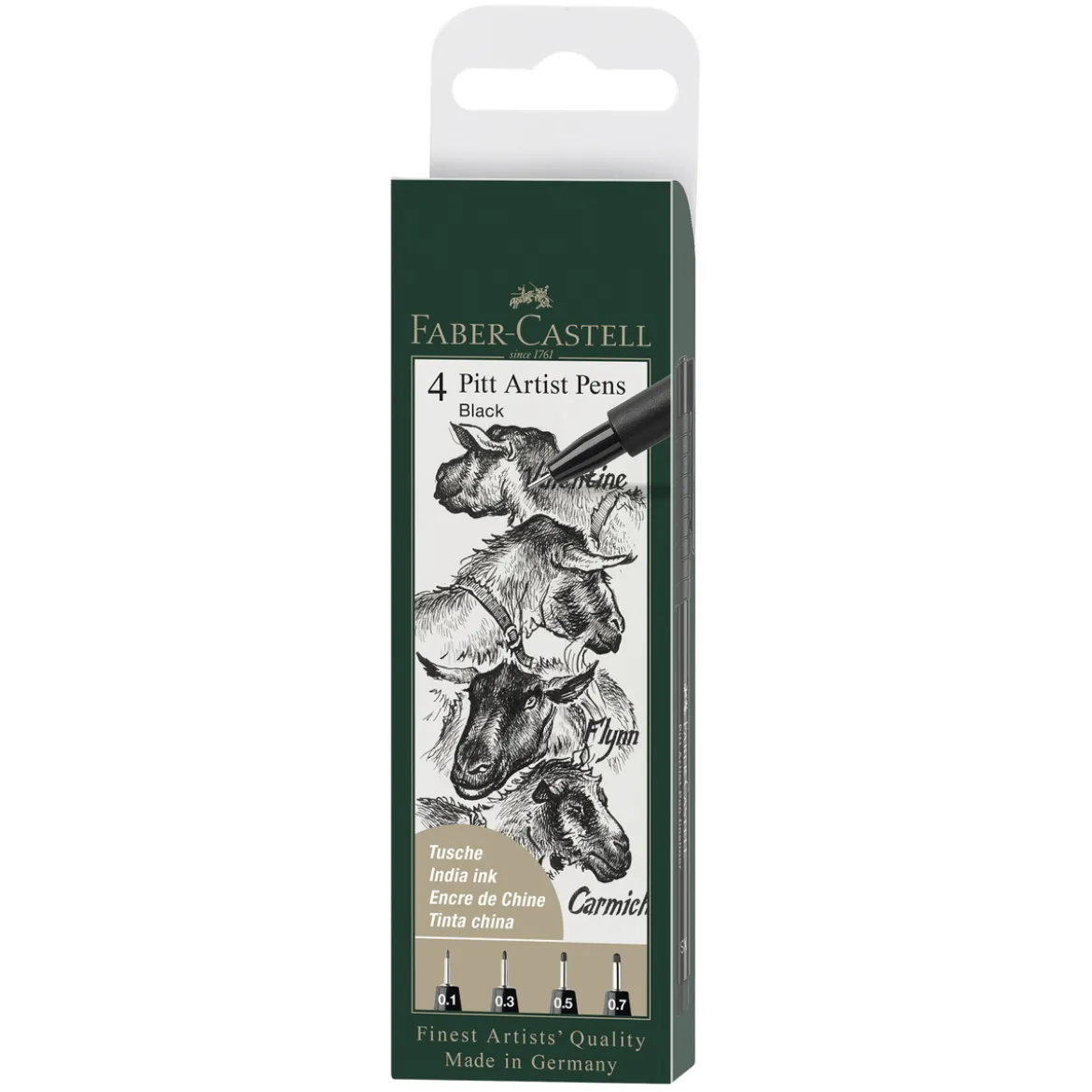 PITT artist pen sett XS-M 4pk