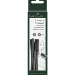 PITT tegnekull Natural 6-11mm6