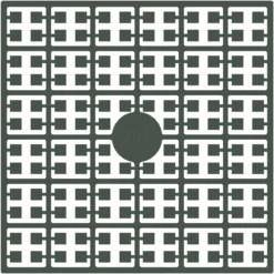 Pixelperler mørkegrå nr. 204
