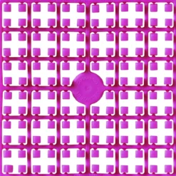 Pixelperler Mørkrosa no. 249