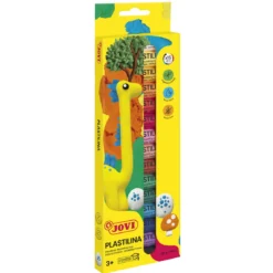 Plastilina lekeleire 15×15g – 15 fargerike lekeleirer som ikke tørker