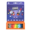 Plus-Plus aktivitetssett Space – 125 biter, mønsterblokk + praktisk emballasje!