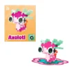 Plus-Plus Pets Adoring Axolotl, sett med 39 deler som blir en rosa axolotl!
