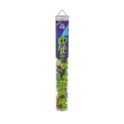 Plus-Plus Tube Alien, rør med 100 deler som blir et romvesen!