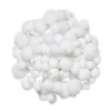 Pom Pom mix 150 stk. hvite – en mengde fine, fluffy pomponger!