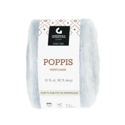 Poppis 50 g lyseblå