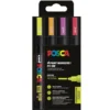 Posca PC-5M 4-pakning Neon (1,8–2,5 mm)