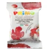 Primo lufttørkende leire med glitter, rød 250 g