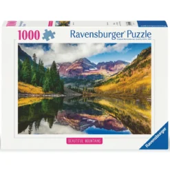 Ravensburger puslespill – Beautiful Mountains Aspen. 1000 biter, 70x50 cm.