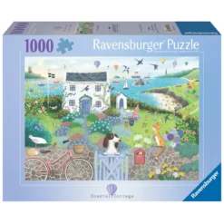 Ravensburger puslespill – Coastal Cottage. 1000 biter, 70x50 cm.