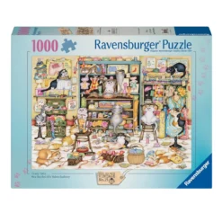 Ravensburger puslespill – Vintage no.15 – Crazy Cats. 1000 biter, 70x50 cm.