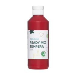 Ready Mix Tempera, svanemerket hobbymaling for barn 250 ml, rød