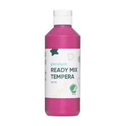 Ready Mix Tempera, svanemerket hobbymaling for barn, 250 ml, rosa