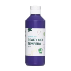 Ready Mix Tempera, svanemerket hobbymaling for barn, 250 ml, lilla