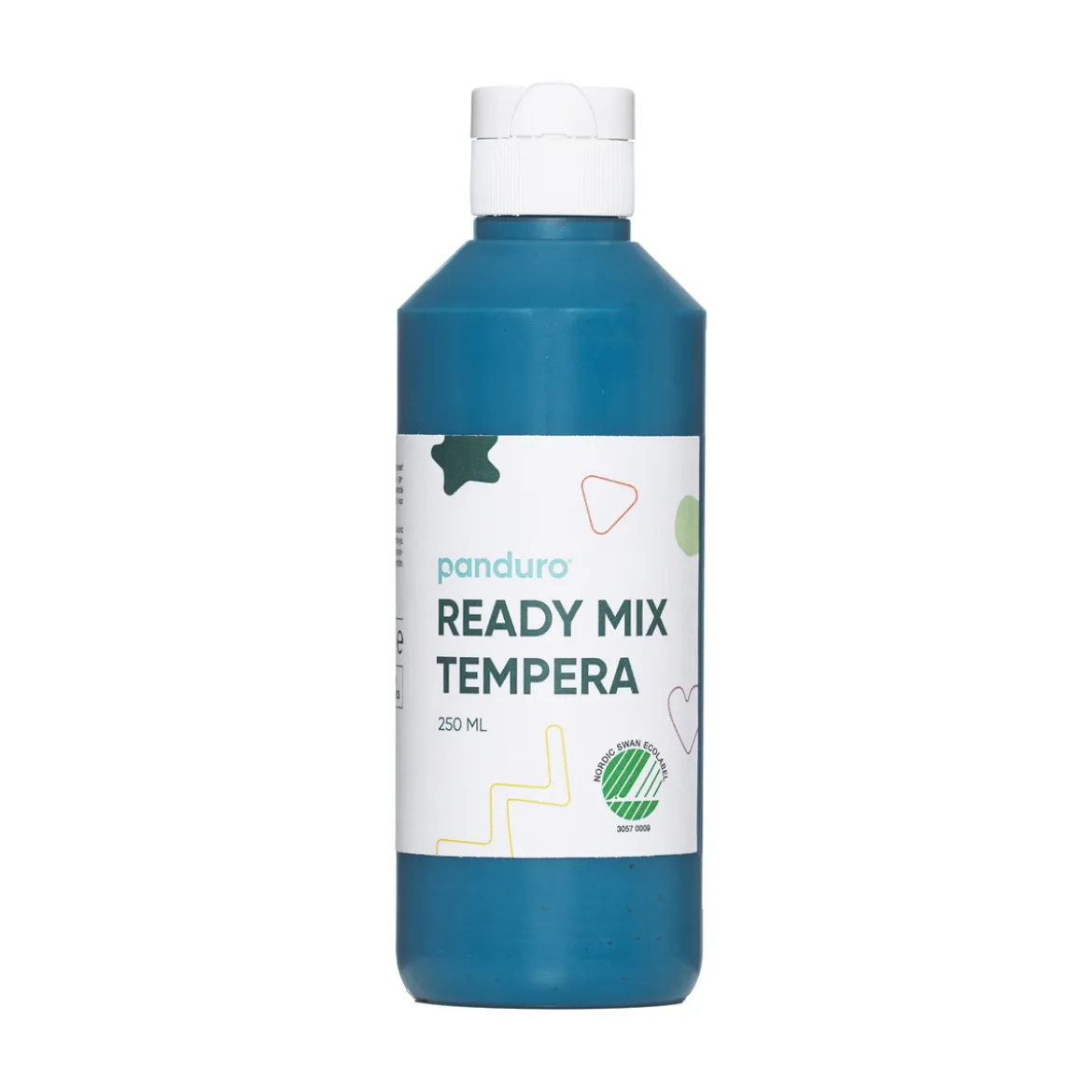 Ready Mix Tempera, svanemerket hobbymaling for barn 250 ml, turkis