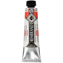 Rembrandt akrylmaling 40 ml Transparent Red Medium - 317