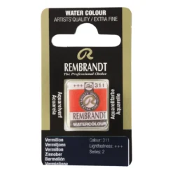 Rembrandt akvarellmaling halvkopp – Carmine 318